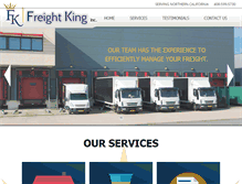 Tablet Screenshot of freightking.us