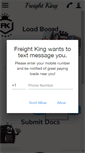 Mobile Screenshot of freightking.com